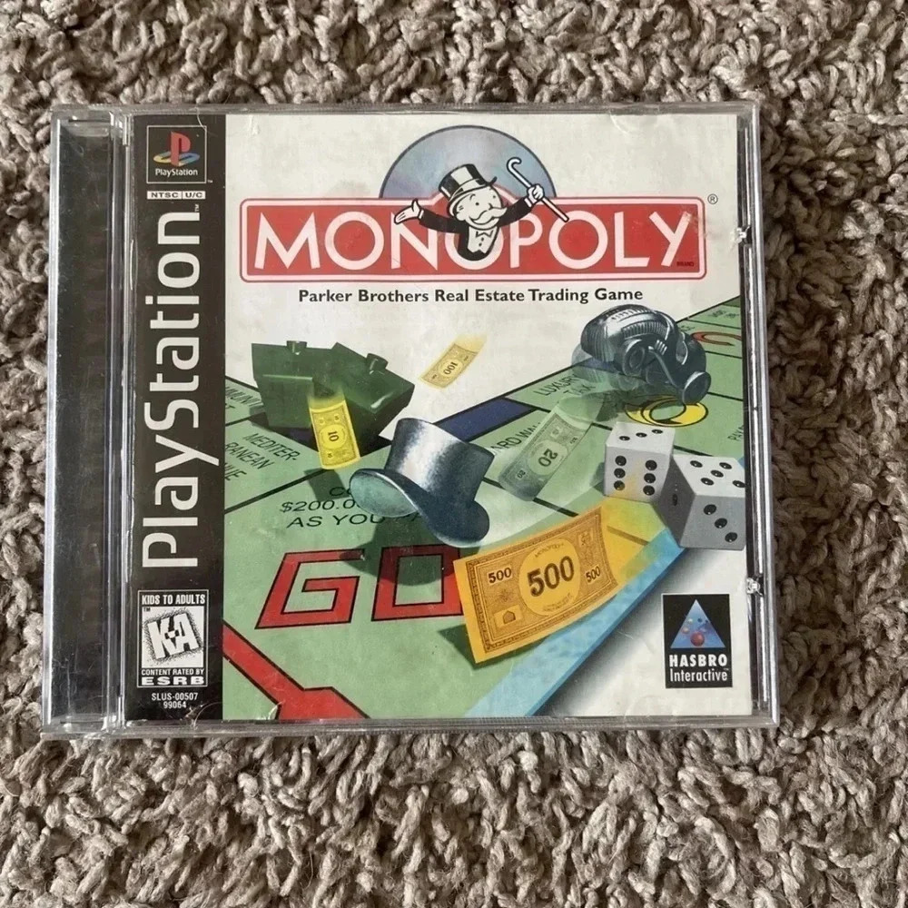 Monopoly (Sony PlayStation 1, 1998) Complete and Tested